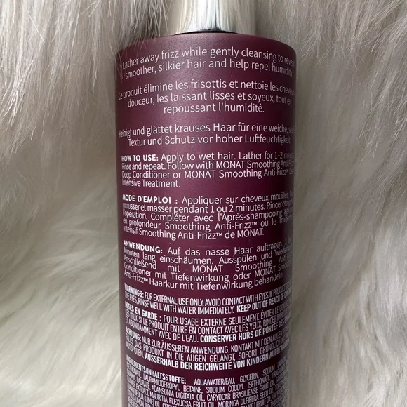 Monat smoothing anti-frizz shampoo and conditioner. Never used, brand new - Picture 4 of 6